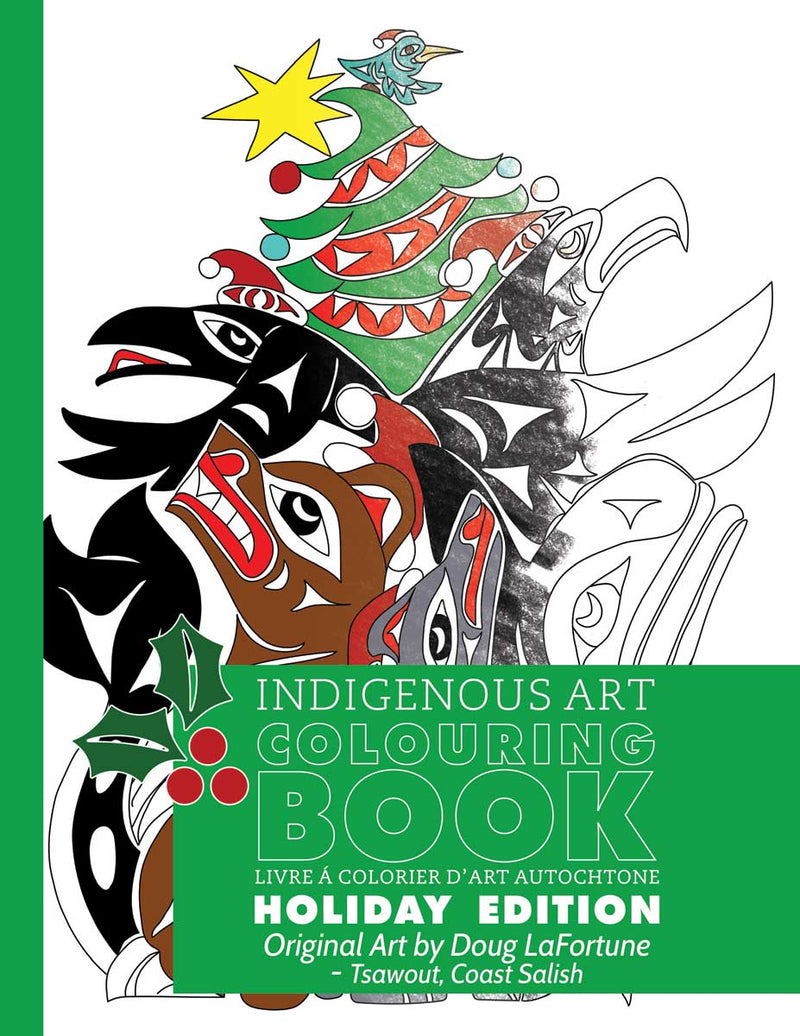 Indigenous Art Colouring Book / Livre a colorier d'art autochtone - Holiday Edition