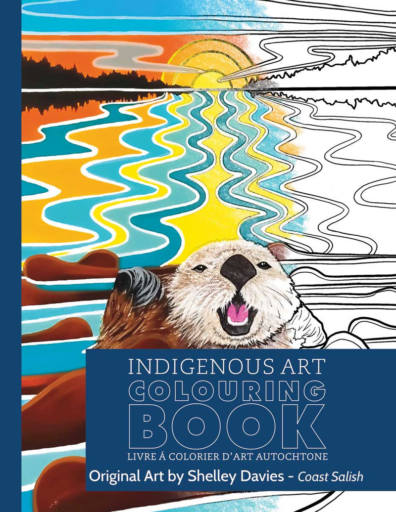 Indigenous Art Colouring Book / Livre à colorier d'art autochtone - Shelley Davies