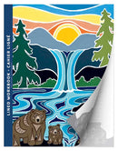 One Last Swim : Indigenous Art Lined Workbook (Cahier Ligné) by Coast Salish artist Shelley Davies