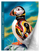 Spirit Puffin : Indigenous Art Lined Workbook (Cahier Ligné) by Mi’kmaq artist Stephanie White