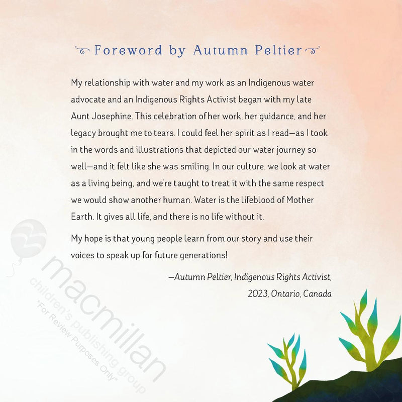 Autumn Peltier, Water Warrior (FNCR 2024)