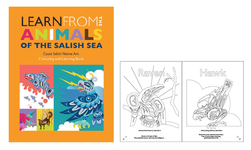 Colouring Book - Learn from the Animals of the Salish Sea