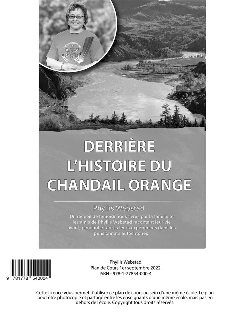 Derrière l'histoire du chandail orange plan de cours (Beyond the Orange Shirt Story Teacher Lesson Plan) FR (Ltd Qty)