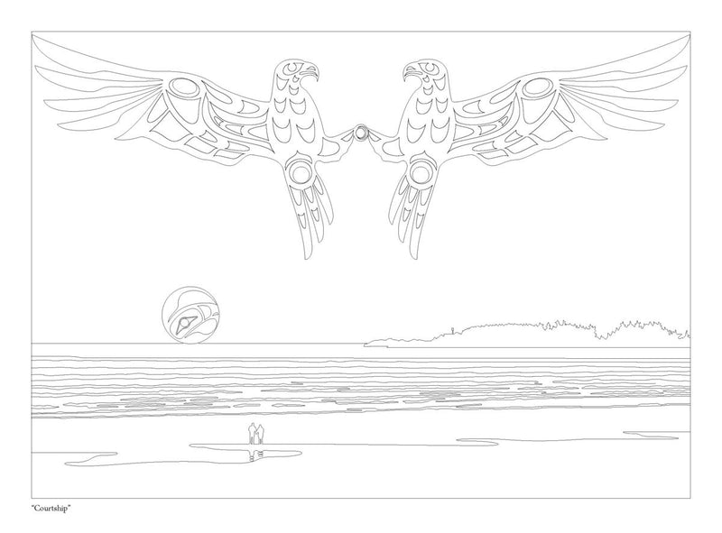 Inspired : A Roy Henry Vickers Colouring Book