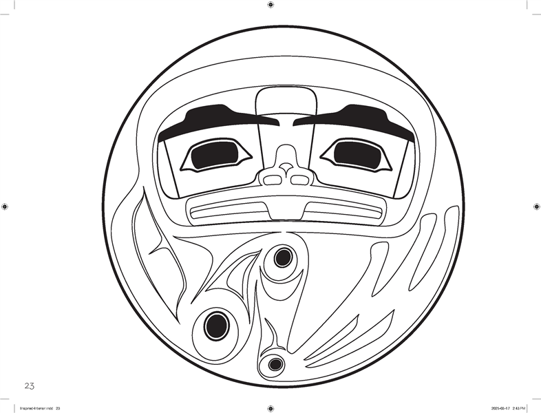 Inspired : A Roy Henry Vickers Colouring Book