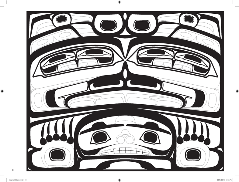 Inspired : A Roy Henry Vickers Colouring Book