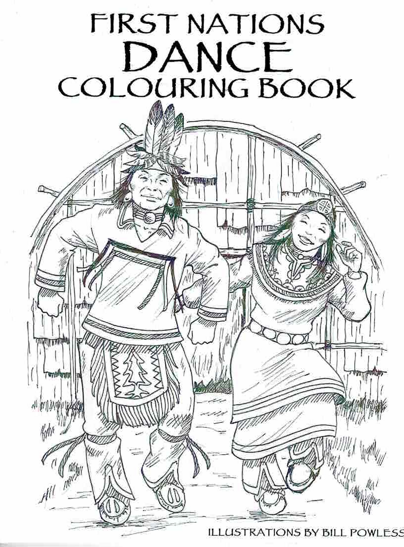 First Nations Dance Colouring Book