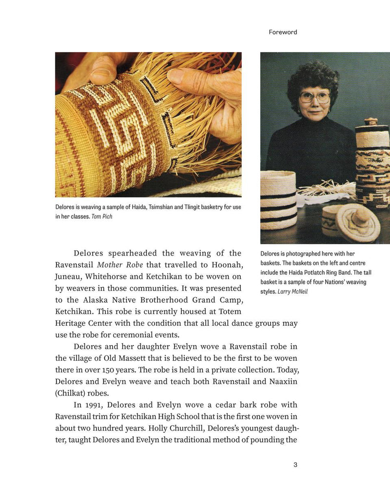 From a Square to a Circle : Haida Basketry—Delores Churchill’s Memories of Learning to Weave