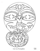 Indigenous Art Colouring Book / Livre a colorier d'art autochtone - Halloween Edition