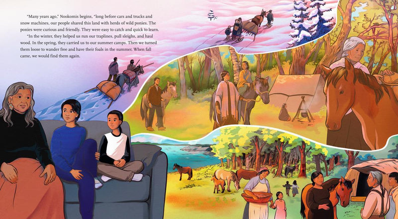 Across the Ice : How We Saved the Ojibwe Horse