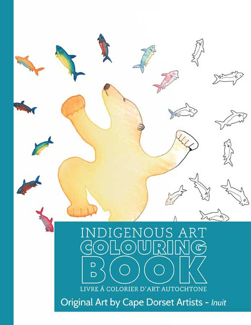 Indigenous Art Colouring Book / Livre à colorier d'art autochtone - Cape Dorset Artists