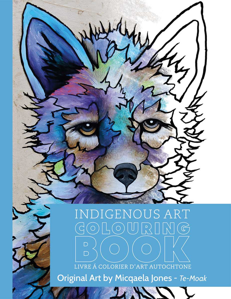 Indigenous Art Colouring Book / Livre à colorier d'art autochtone - Micqaela Jones