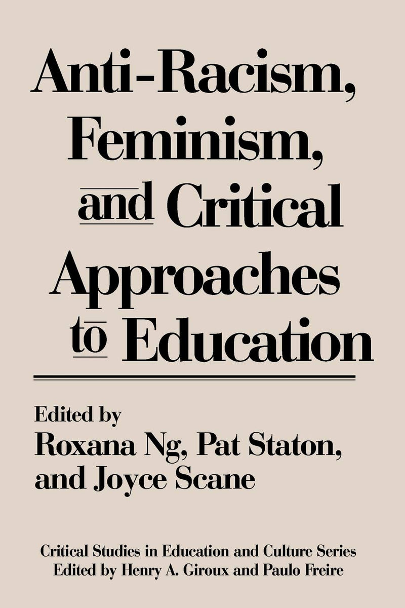 Anti-Racism Feminism & Critical Approaches