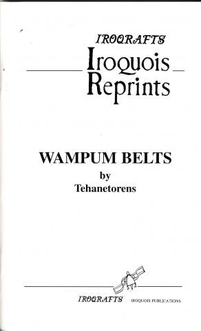 Wampum Belts (Iroqrafts)