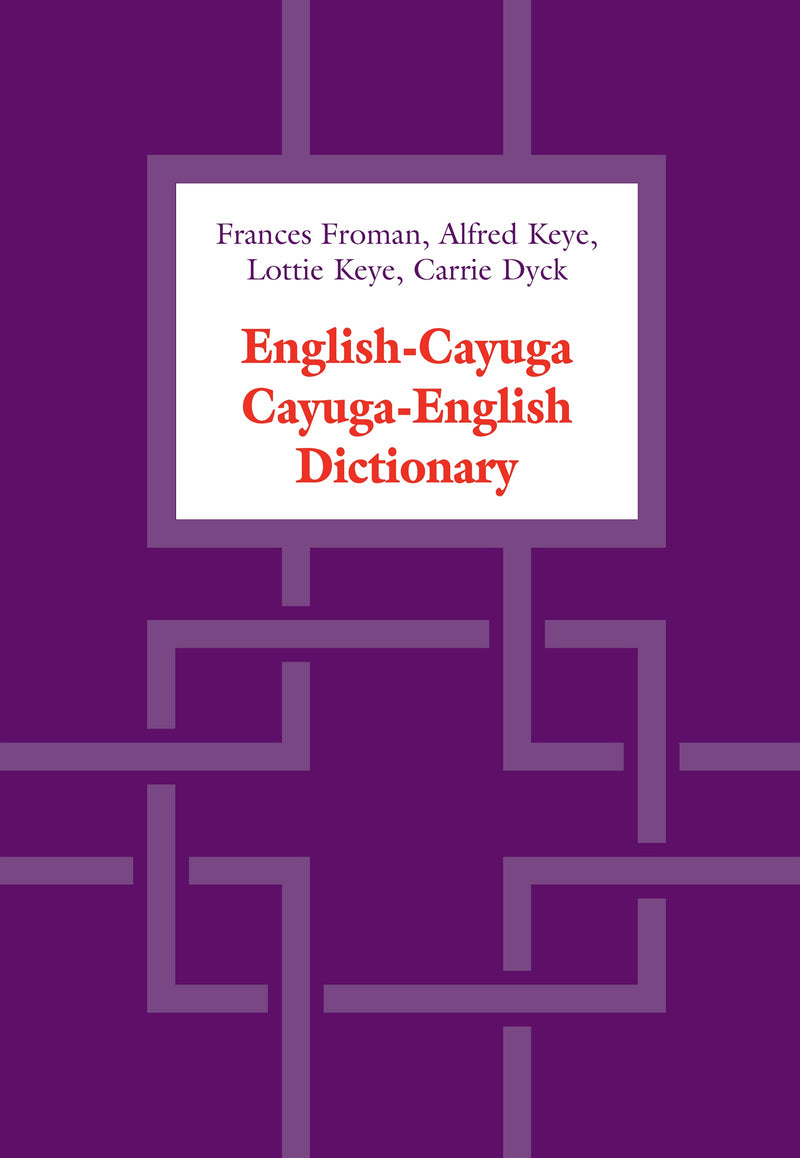English-Cayuga/Cayuga-English Dictionary pb