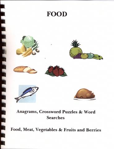 Food: Anagrams, Crossword Puzzles and Word Searches